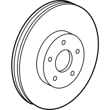 Mercedes-Benz S600 Brake Rotor - 221-423-10-12-07