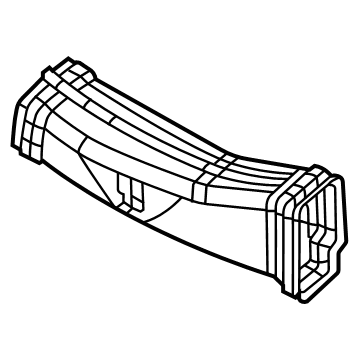 Mercedes-Benz GLE53 AMG SUV Air Duct - 167-831-40-00