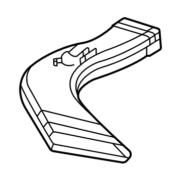 Mercedes-Benz GLE53 AMG SUV Air Duct - 167-831-55-00