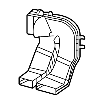 Mercedes-Benz GLE53 AMG SUV Air Duct - 167-831-14-01