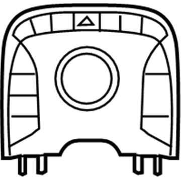 Mercedes-Benz Hazard Warning Switch - 222-900-88-03-9J01