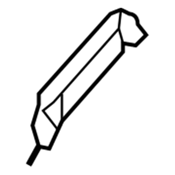 Mercedes-Benz 000-991-24-70 Roof Molding Front Clip 000-991-24-70 Mercedes-Benz Roof Molding Front Clip Illustration 1 of 1