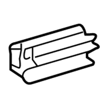 Mercedes-Benz 000-991-19-98 Roof Molding Retainer 000-991-19-98 Mercedes-Benz Roof Molding Retainer Illustration 1 of 1