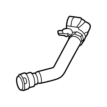 Mercedes-Benz E350 Coolant Reservoir Hose - 254-501-08-01