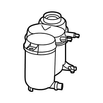 Mercedes-Benz CLE53 AMG Coolant Reservoir - 206-500-00-00