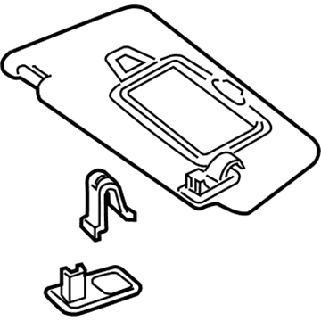 Mercedes-Benz GLA250 Sun Visor - 176-810-14-00-7M94