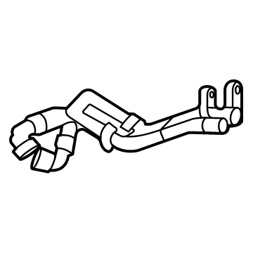 Mercedes-Benz C63 AMG S E Performance Water Hose - 206-501-04-02