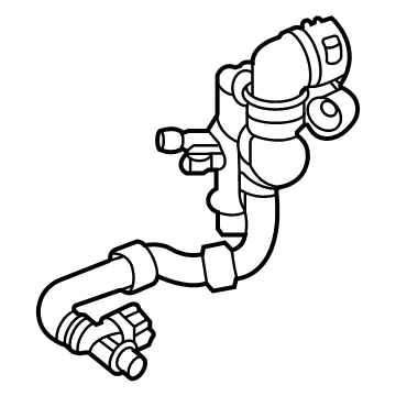 Mercedes-Benz C63 AMG S E Performance Coolant Pipe - 206-830-18-05