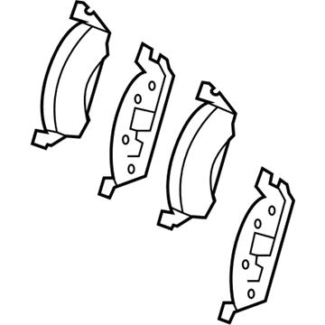 Mercedes-Benz R63 AMG Brake Pads - 000-420-62-04