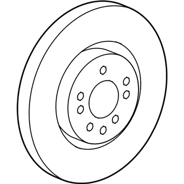 Mercedes-Benz R63 AMG Brake Rotor - 164-421-07-12-64