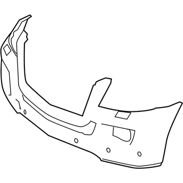 Mercedes-Benz GL550 Bumper Cover - 164-885-11-38-9999