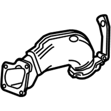 Mercedes-Benz GLS63 AMG Exhaust Pipe - 278-140-07-08
