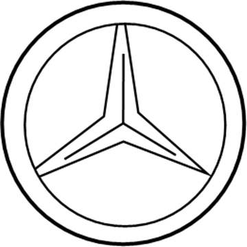 Mercedes-Benz CLK320 Emblem - 215-758-00-58