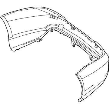 Mercedes-Benz SL550 Bumper Cover - 231-885-12-25-9999