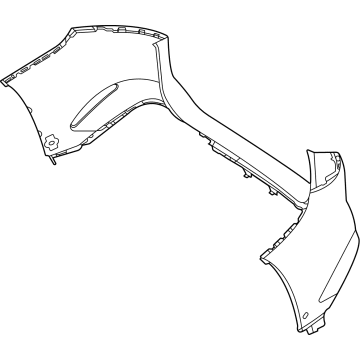 Mercedes-Benz EQS 450+ SUV Bumper - 296-885-17-01-9999