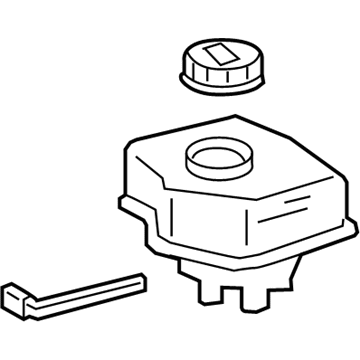 Mercedes-Benz GLE450e Brake Master Cylinder Reservoir - 167-430-12-00