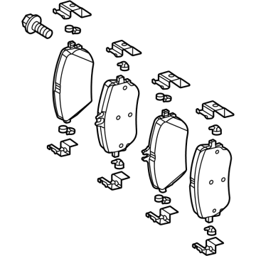 Mercedes-Benz Brake Pads - 000-420-56-03