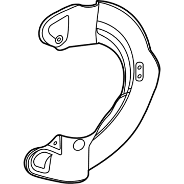 Mercedes-Benz Brake Dust Shields - 247-421-01-20