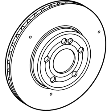 Mercedes-Benz EQB 250+ Brake Rotor - 247-421-19-12-07
