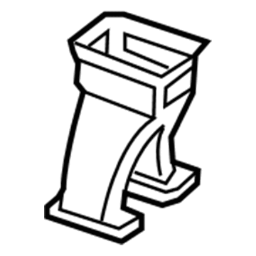 Mercedes-Benz GLS350d Air Duct - 166-831-00-00