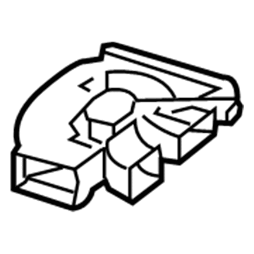 Mercedes-Benz G580 Air Duct - 166-831-17-46