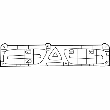 Mercedes-Benz G550 Hazard Warning Switch - 463-905-10-00