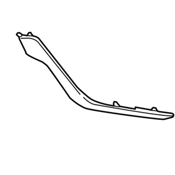 Mercedes-Benz CLA250 Door Moldings - 176-730-11-22-2A17