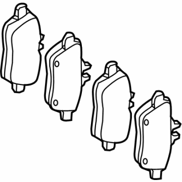 Mercedes-Benz GLA250 Brake Pads - 000-420-59-03