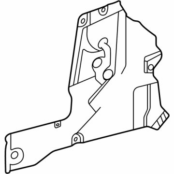 Mercedes-Benz GLE450e Exhaust Heat Shield - 167-680-16-03