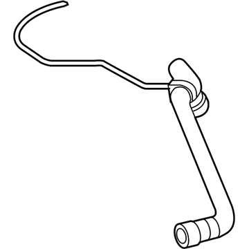 Mercedes-Benz S350 Coolant Reservoir Hose - 220-501-00-82