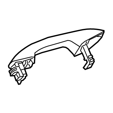 Mercedes-Benz GLE53 AMG SUV Exterior Door Handle - 099-760-20-01-5842