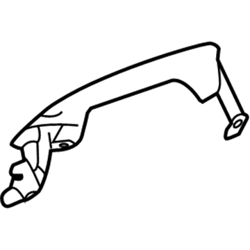 Mercedes-Benz CLS63 AMG S Exterior Door Handle - 204-760-13-70-9183