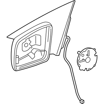Mercedes-Benz CLA250 Car Mirror - 117-810-21-00