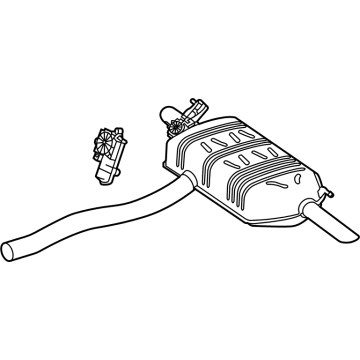 Mercedes-Benz GLA250 Exhaust Pipe - 247-490-84-04