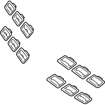 156-880-91-01 Mercedes-Benz Trim Bezel Illustration 1 of 1
