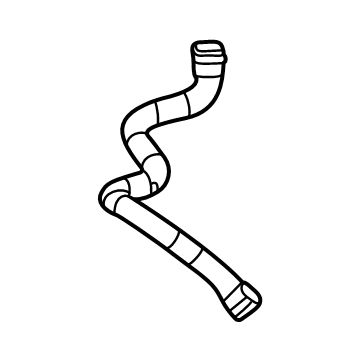 Mercedes-Benz GLE350 Cooling Hose - 167-501-10-02