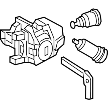 Mercedes-Benz GLC63 AMG S E Performance Door Lock Cylinder - 099-760-99-04