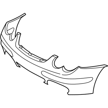 Mercedes-Benz C230 Bumper Cover - 203-885-48-25