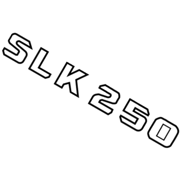 Mercedes-Benz SLK250 Emblem - 172-817-14-15
