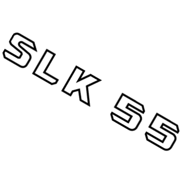 Mercedes-Benz SLK55 AMG Emblem - 171-817-01-14