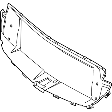 Mercedes-Benz 254-885-86-01 AIR DUCT SEGMENT Mercedes-Benz 254-885-86-01 AIR DUCT SEGMENT