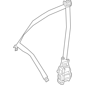 Mercedes-Benz EQE 350 Seat Belt - 295-860-91-00-9C94