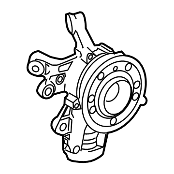 Mercedes-Benz GLE53 AMG SUV Steering Knuckle - 167-357-12-00