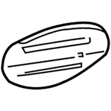 Mercedes-Benz CLS550 Fuel Door - 219-757-01-06-64