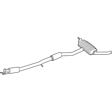 Mercedes-Benz CLA45 AMG Exhaust Pipe - 117-490-02-21