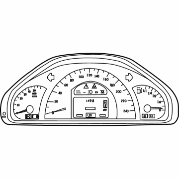 Mercedes-Benz G550 Tachometer - 463-540-74-01