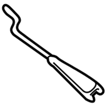 Mercedes-Benz C320 Wiper Arm - 203-820-19-44