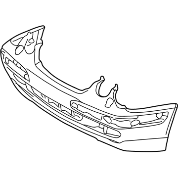 Mercedes-Benz E430 Bumper Cover - 210-885-24-25