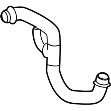 Mercedes-Benz C350 Coolant Reservoir Hose - 204-501-27-82