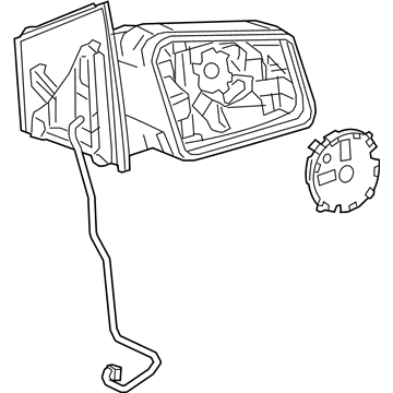 Mercedes-Benz B250e Car Mirror - 246-810-02-00